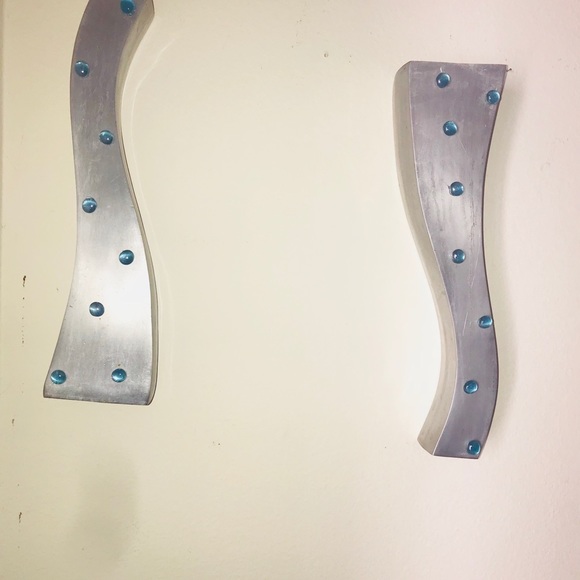 Other - Great vases with blue stone